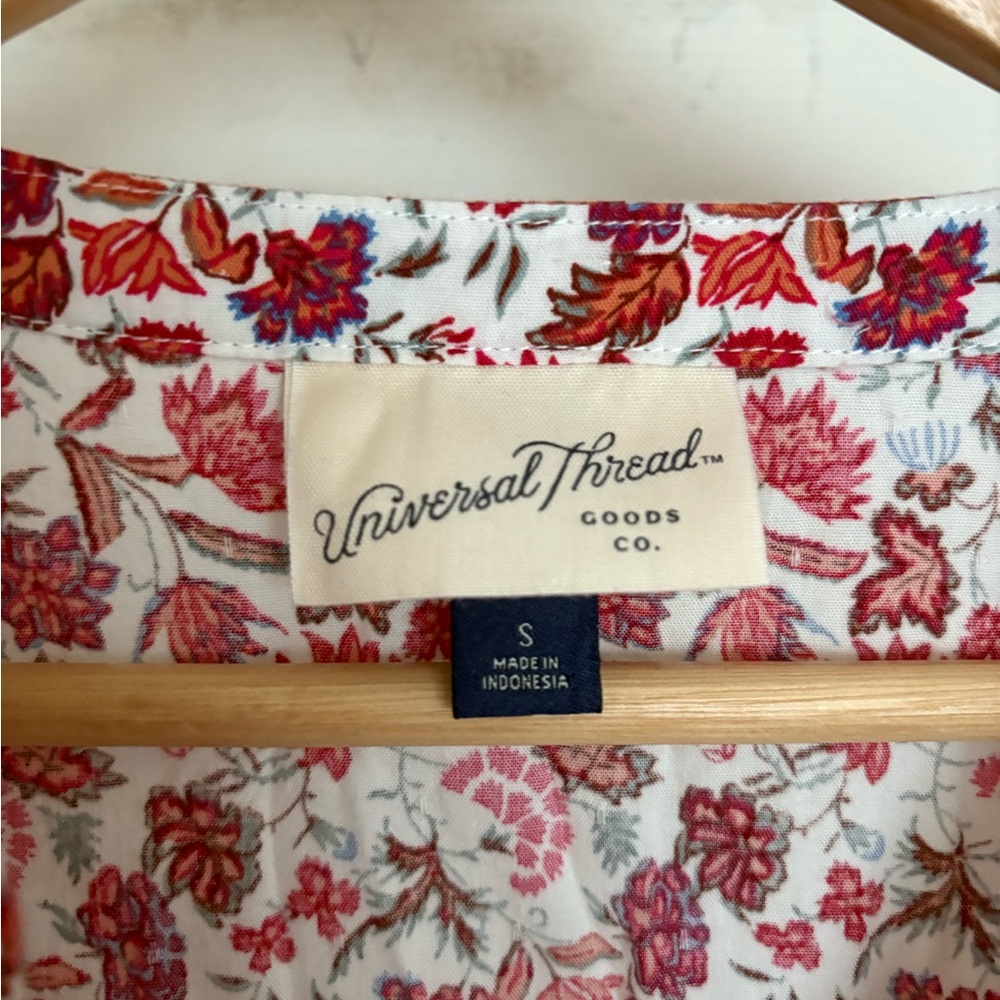 Floral Long Sleeve Dress Universal Thread - Picture 2 of 7